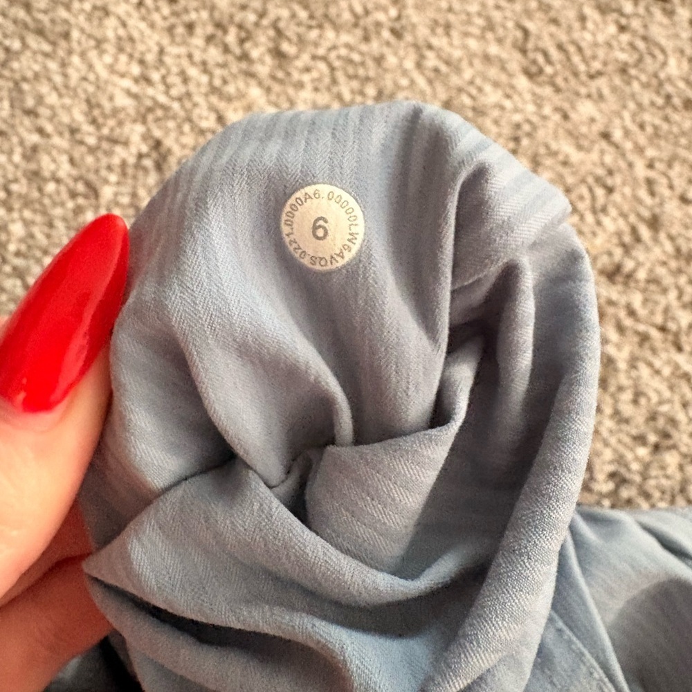 Lululemon Dance Studio Crop *25" In Chambray - Picture 2 of 6